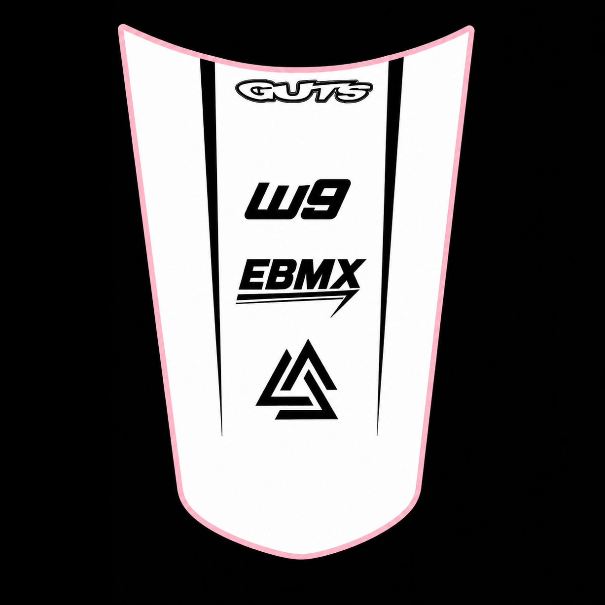 White Basic Rear Small Fender
